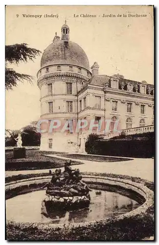 Cartes postales Valencay Indre Le Chateau Jardin de la Duchesse