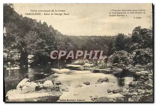 Cartes postales Gargilesse Bains de George Sand
