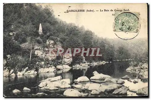 Cartes postales Gargilesse Indre Le Bain de George Sand