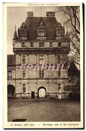 Ansichtskarte AK Chateau de Valencay Le Donjon cote Cour