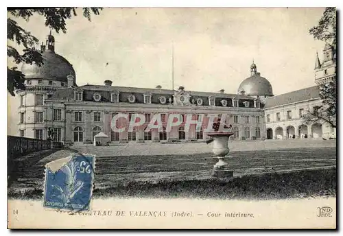 Ansichtskarte AK Chateau de Valencay Indre Cour interieure