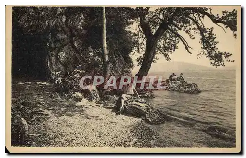 Ansichtskarte AK Env d'Aix les Bains Bordeau Grotte Lamartine et Bord du Lac