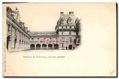Cartes postales Chateau de Valencay cote des Jardins