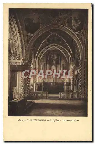 Cartes postales Abbaye d'Hautecombe L'Eglise Le Sanctuaire