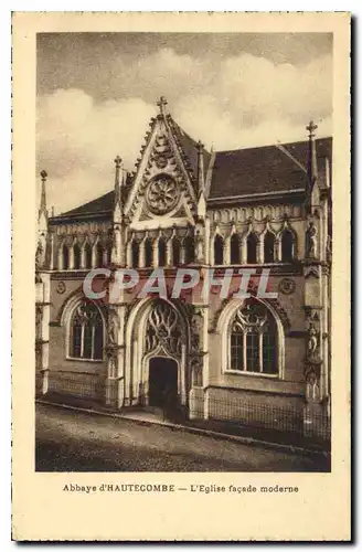 Cartes postales Abbaye d'Haurecombe L'Eglise facade moderne