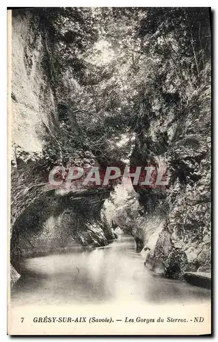 Ansichtskarte AK Gresy sur Aix Savoie Les Gorges du Sierroz