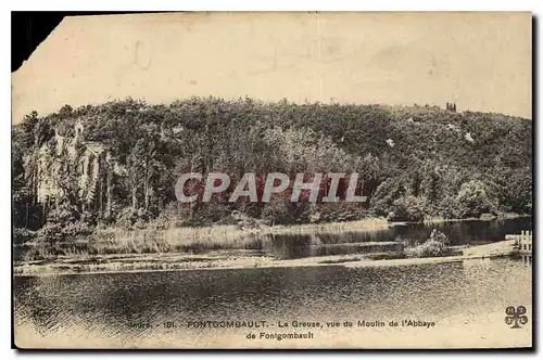 Ansichtskarte AK Fontgombault La Greuse vue du Moulin de l'Abbaye de Fontgombault