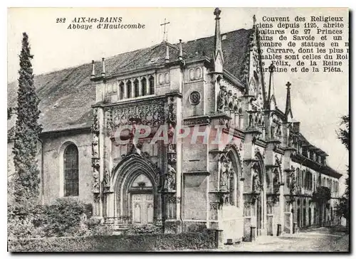 Cartes postales Aix les Bains Abbaye d'Hautecombe