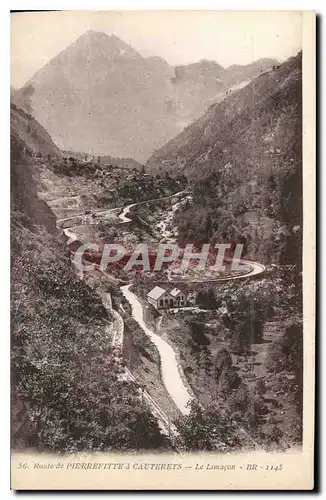 Ansichtskarte AK Route de Pierrefitte Cauterets Le Limacon