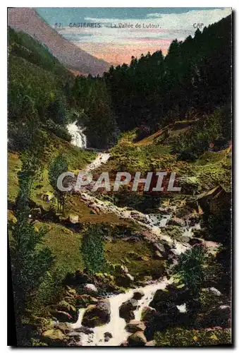 Cartes postales Cauterets La Vallee de Lutour