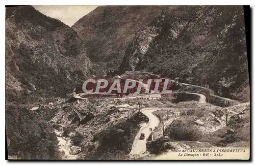 Cartes postales Route de Cauterets a Pierrefitte Le Limacon