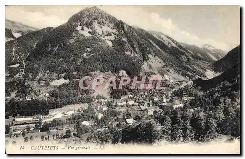 Cartes postales Cauterets Vue generale