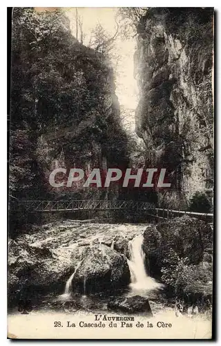 Cartes postales L'Auverne La Cascade du Pas de la Cere