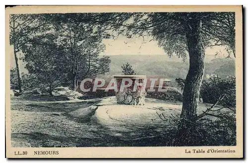 Cartes postales Nemours La Table d'Orientation