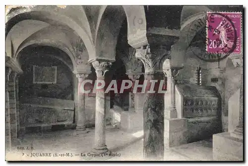 Cartes postales Jouarre S et M La Crypte