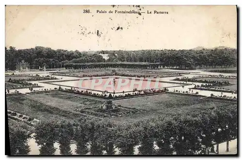 Ansichtskarte AK Palais de Fontainebleau Le Parterre