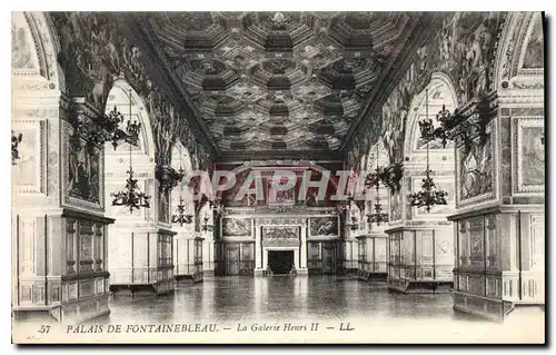 Cartes postales Palais de Fontainebleau La Galerie Henri II