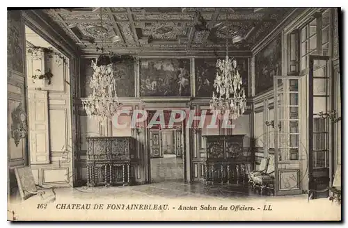 Cartes postales Chateau de Fontainebleau Ancien Salon des Officiers