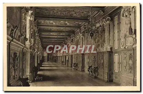 Cartes postales Palais de Fontainebleau Galerie Francois