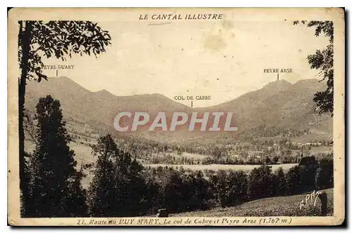 Ansichtskarte AK Le Cantal Illustre Route dit Puy Mary