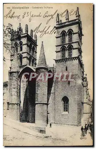 Cartes postales Montpellier Cathedrale St Piere