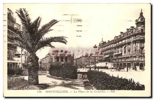 Cartes postales Montpellier La Place de la Comedie