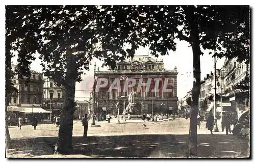 Cartes postales Montpellier L'Esplanade et le Theatre