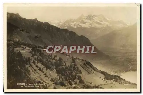 Cartes postales Crux Vue Generale et Dents du Midi