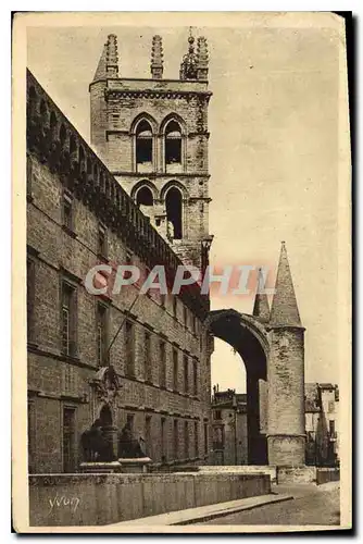 Cartes postales Montpellier Herault La Faculte de Medecine et la Cathedrale St Pierre