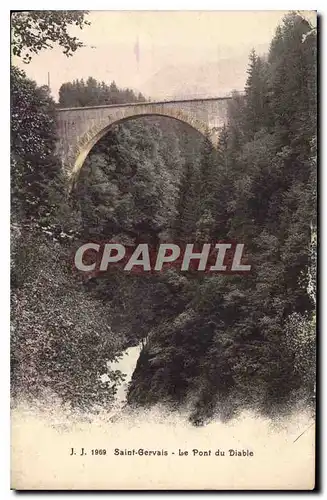 Cartes postales Saint Gervais Le Pont du Diable