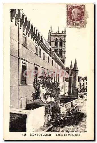 Cartes postales Montpellier Ecole de medecine