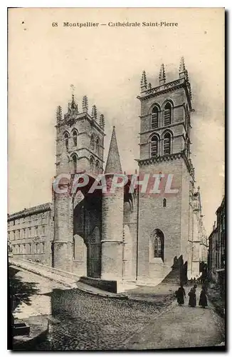 Cartes postales Monepellier Cathedrale Saint Pierre