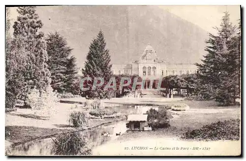 Ansichtskarte AK Luchon Le Casino et le Parc