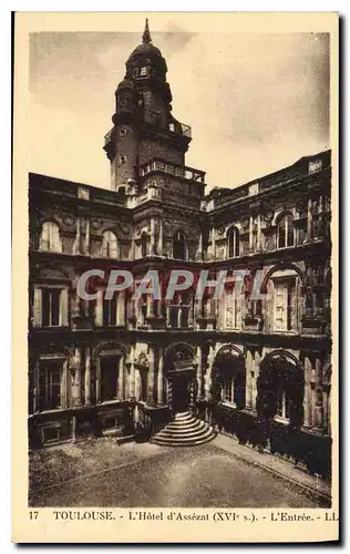 Cartes postales Toulouse L'Hotel d'Assezat L'Entree