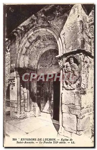 Cartes postales Environs de Luchon Eglise de Saint Aventin