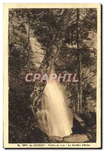 Ansichtskarte AK Env de Luchon Vallee du Lys Le Gouffre d'Enfer