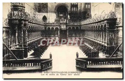 Cartes postales Saint Bertrand de Comminges Les 66 stalles du Choeur