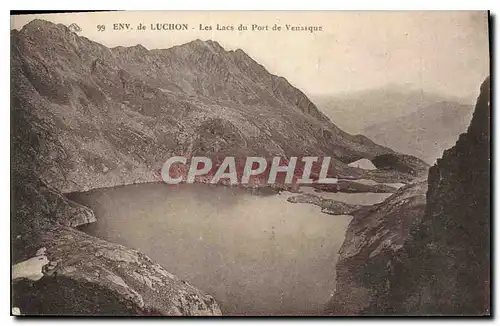 Cartes postales Env de Luchon Les Lacs du Port de Venasque