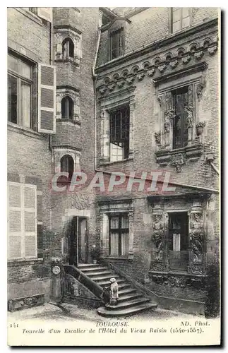 Ansichtskarte AK Toulouse Tourelle d'un Escalier de l'Hotel du Vieux Raisin