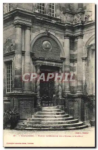 Cartes postales Toulouse Porte Interieure de l'Hotel d'Assezat
