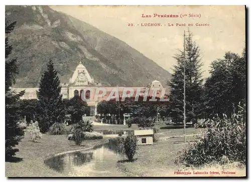 Ansichtskarte AK Luchon Le Parc du Casino