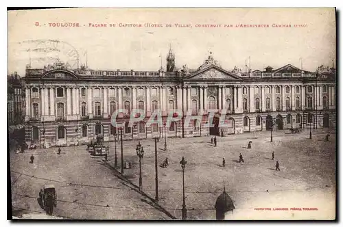 Cartes postales Toulouse Facade du Capitole Hotel de Ville