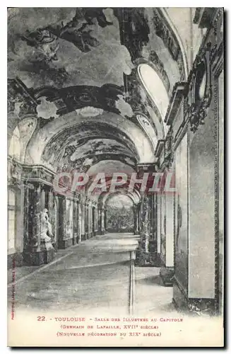 Cartes postales Toulouse Salle des Illustre au Capitole