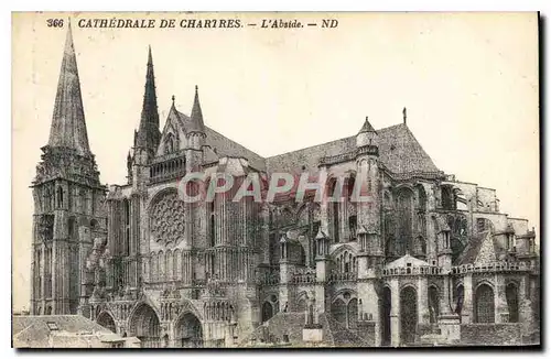 Ansichtskarte AK Cathedrale de Chartres L'Abside