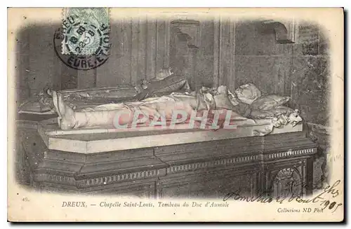 Cartes postales Dreux Chapelle Saint Louis Tombeau du Duc d'Aumale