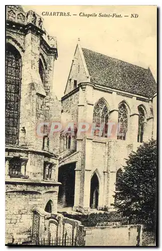 Ansichtskarte AK Chartres Chapelle Saint Fiat