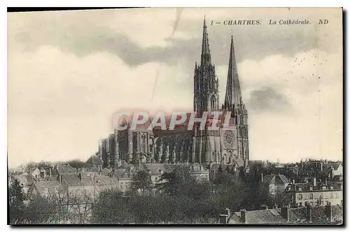 Cartes postales Chartres La Cathedrale