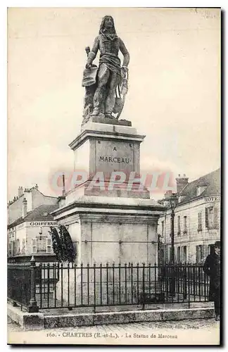 Ansichtskarte AK Chartres E et L La Statue de Marceau