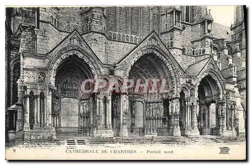 Ansichtskarte AK Cathedrale de Chartres Portail Nord