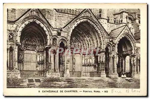 Ansichtskarte AK Cathedrale de Chartres Portail Nord